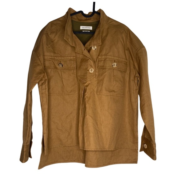 * HOST PICK* Isabel Marant Etoile IPA cotton linen front placket blouse 40 - Picture 4 of 8